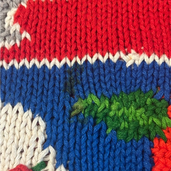 Vtg 90s 00s Studio Collection Cat Purrfect Day Knit Sweater Sz M Grandmacore - Picture 11 of 12